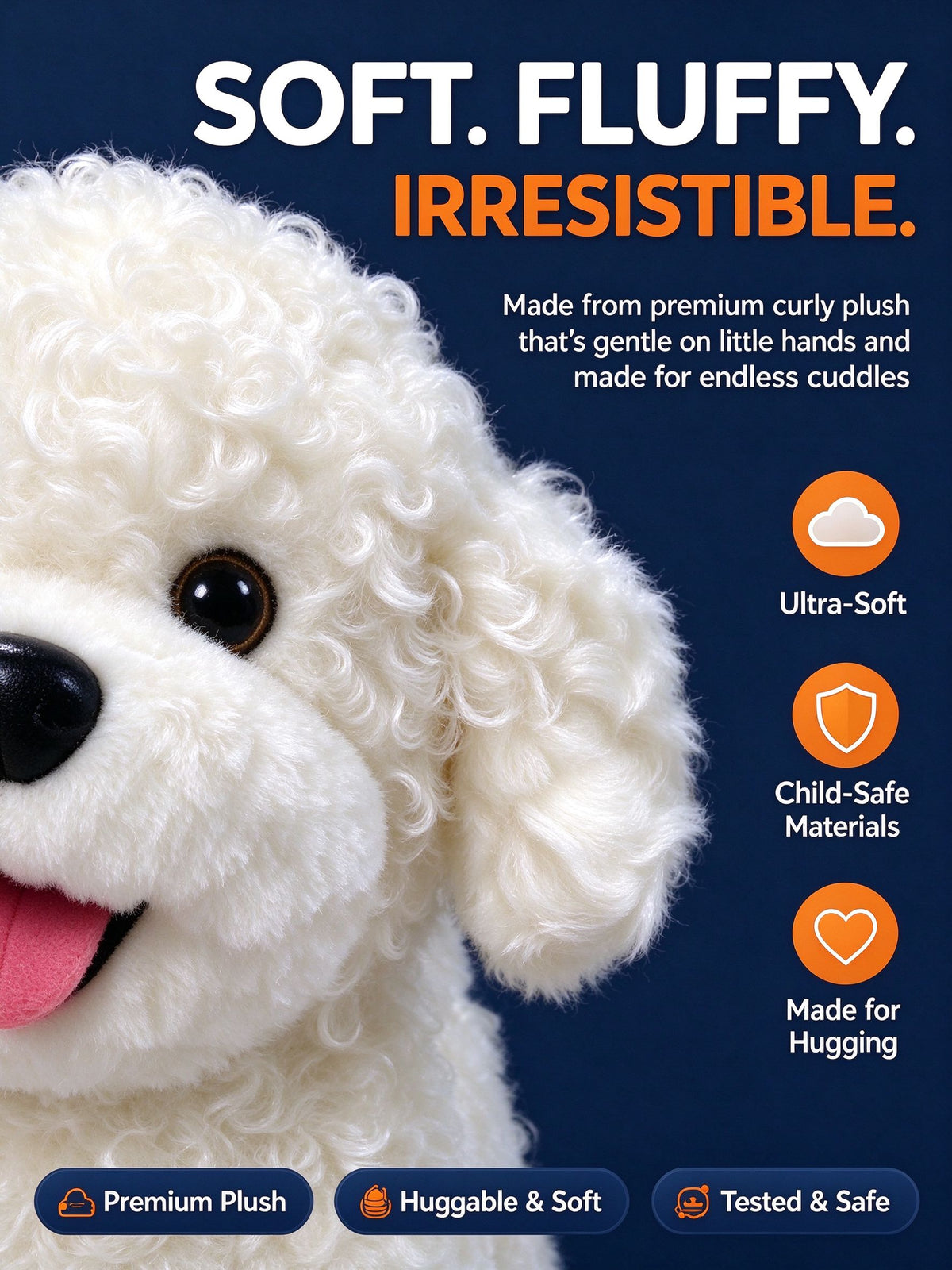 Walking & Talking Electronic Plush Dog for Toddlers