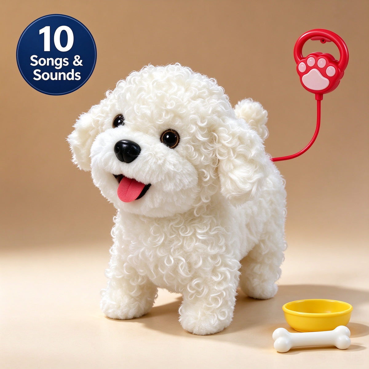 Walking & Talking Electronic Plush Dog for Toddlers