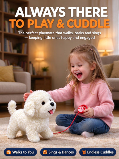 Walking & Talking Electronic Plush Dog for Toddlers