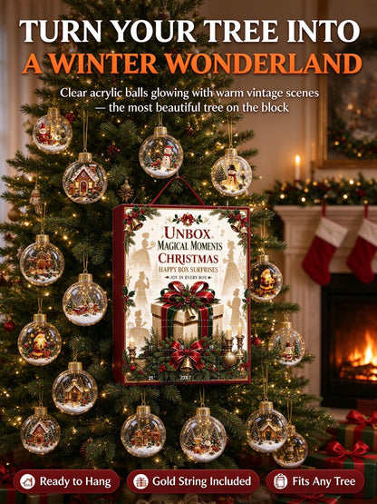 Christmas Advent Calendar 2026 — 24 Days of Vintage Ornaments