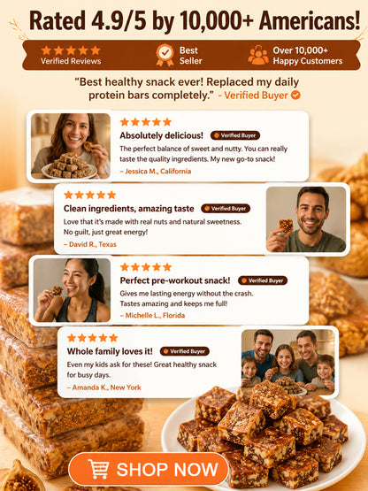 【Only 21 days of sales per year】 Premium California Fig, Walnut & Sesame Superfood Bites