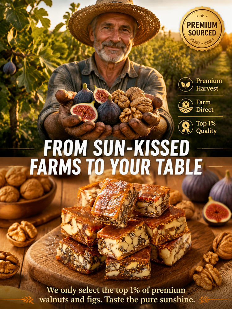 【Only 21 days of sales per year】 Premium California Fig, Walnut & Sesame Superfood Bites