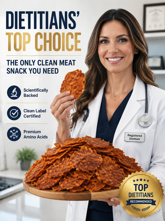 Premium Australian Angus Beef Jerky Crisps 100% Grass-Fed High Protein Keto Friendly Healthy Snack