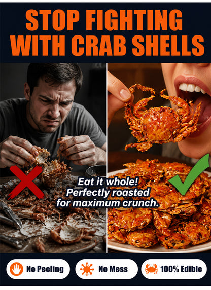 Spicy Sea Crab Snacks - High in Protein, Low in Sodium