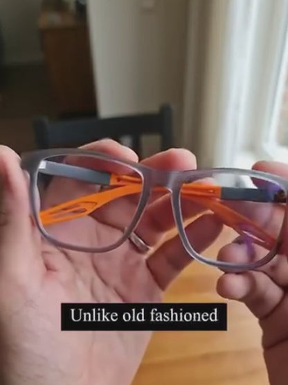 Photochromic Progressive Multifocal Reading Glasses – Ultra-Light 8.5g Titanium, 95% Blue Light Blocking, UV400